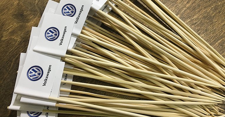 Флажки для бургеров в Минске - Полиграфия СоваПринт